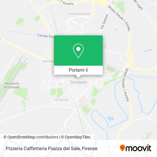 Mappa Pizzeria Caffetteria Piazza del Sale