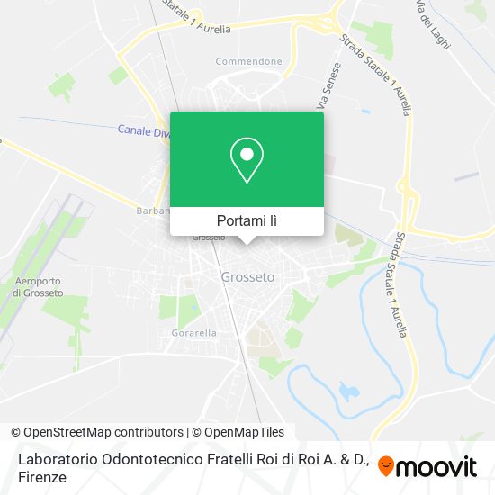Mappa Laboratorio Odontotecnico Fratelli Roi di Roi A. & D.