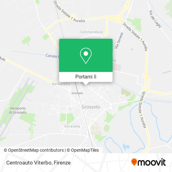 Mappa Centroauto Viterbo