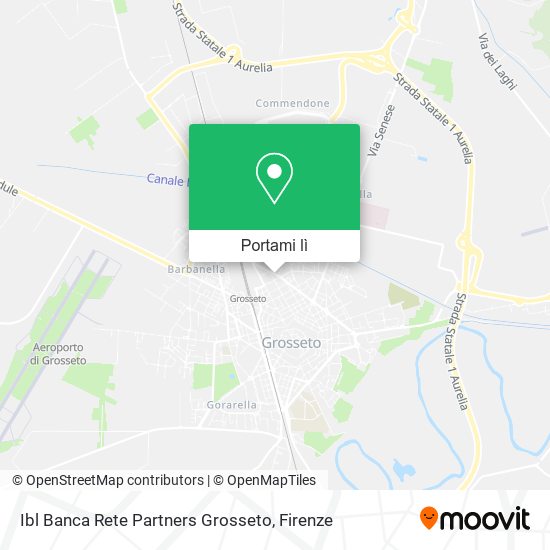 Mappa Ibl Banca Rete Partners Grosseto