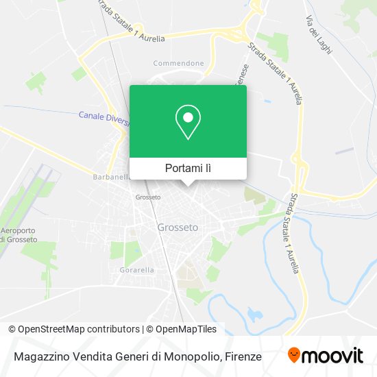 Mappa Magazzino Vendita Generi di Monopolio