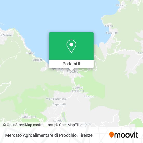 Mappa Mercato Agroalimentare di Procchio