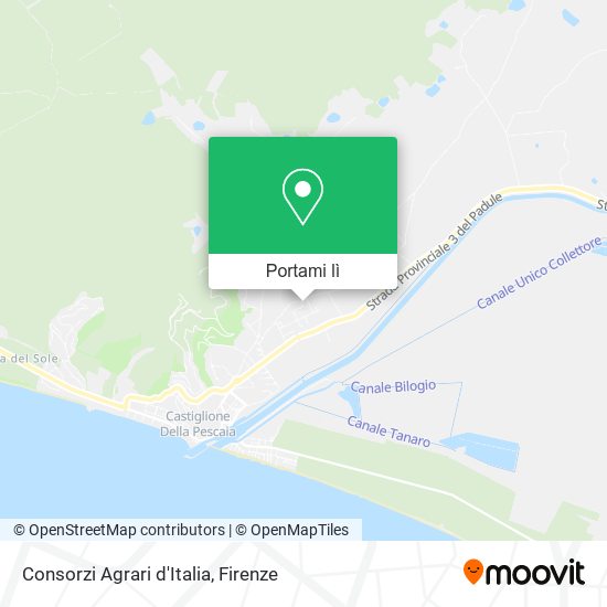 Mappa Consorzi Agrari d'Italia