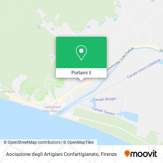 Mappa Aociazione degli Artigiani Confartigianato