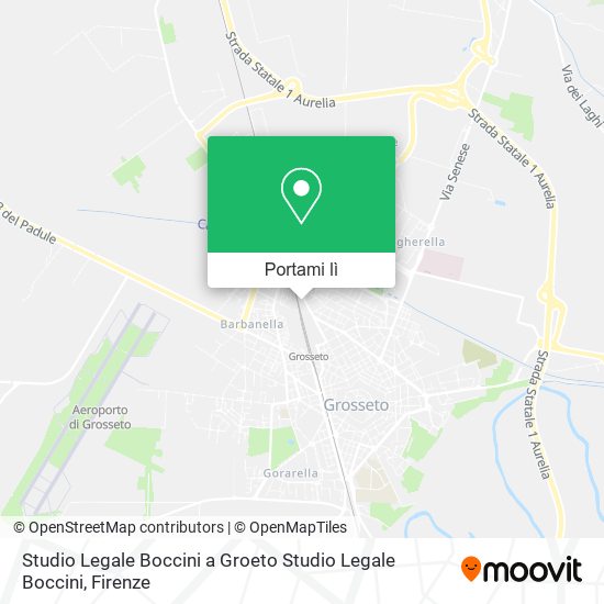 Mappa Studio Legale Boccini a Groeto Studio Legale Boccini