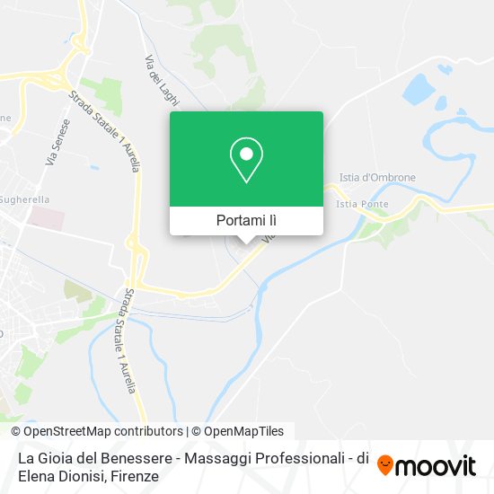 Mappa La Gioia del Benessere - Massaggi Professionali - di Elena Dionisi