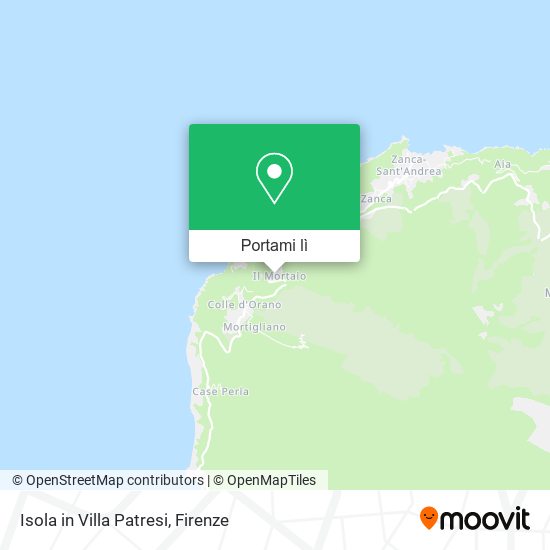 Mappa Isola in Villa Patresi
