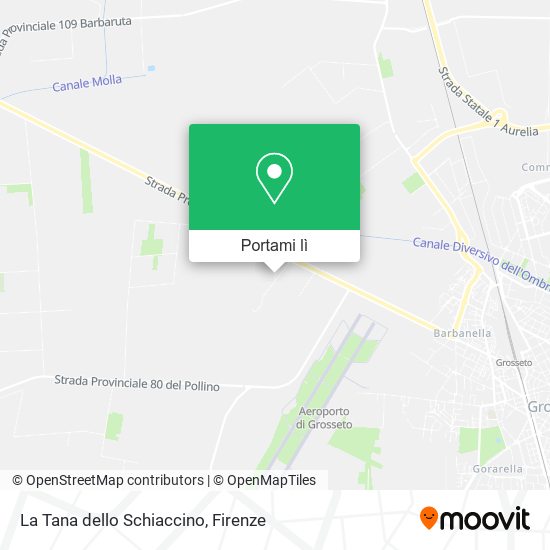 Mappa La Tana dello Schiaccino