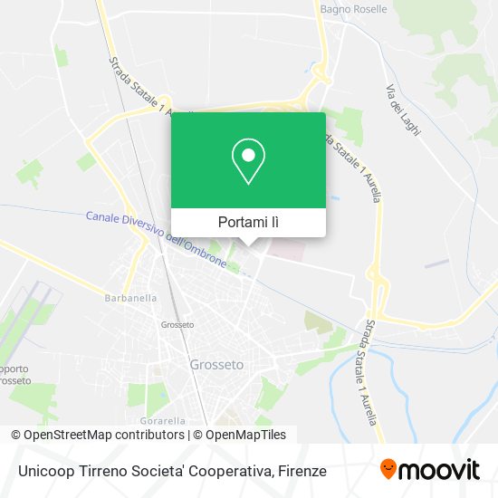 Mappa Unicoop Tirreno Societa' Cooperativa