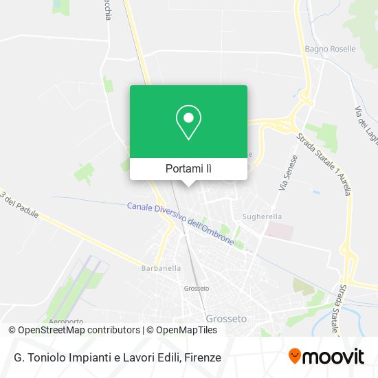 Mappa G. Toniolo Impianti e Lavori Edili