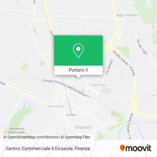 Mappa Centro Commerciale il Girasole