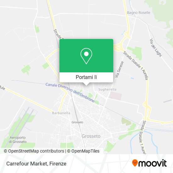 Mappa Carrefour Market