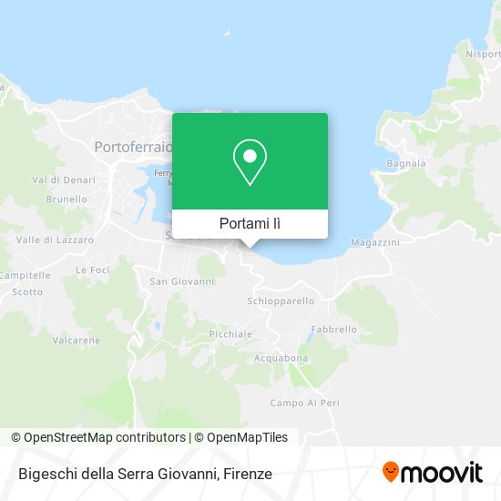 Mappa Bigeschi della Serra Giovanni
