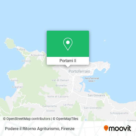 Mappa Podere il Ritorno Agriturismo