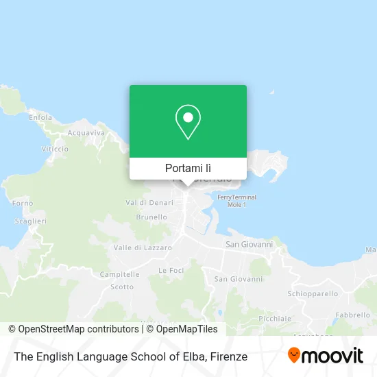 Mappa The English Language School of Elba