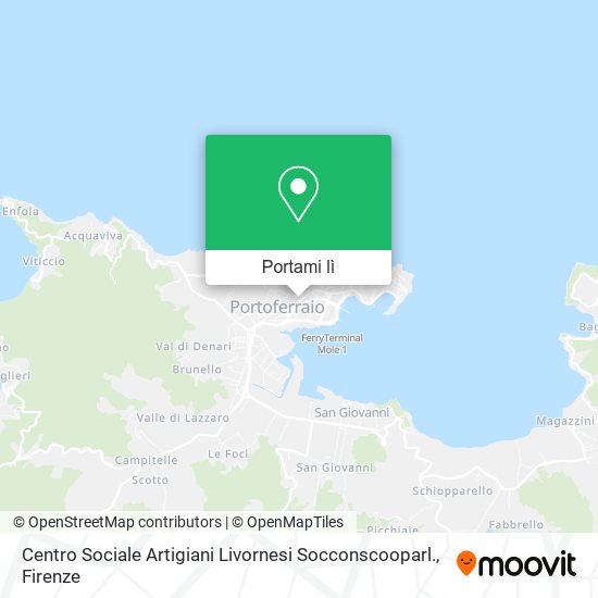 Mappa Centro Sociale Artigiani Livornesi Socconscooparl.