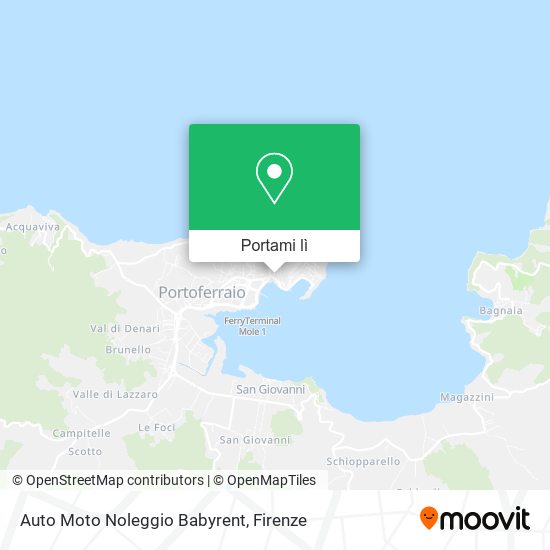 Mappa Auto Moto Noleggio Babyrent