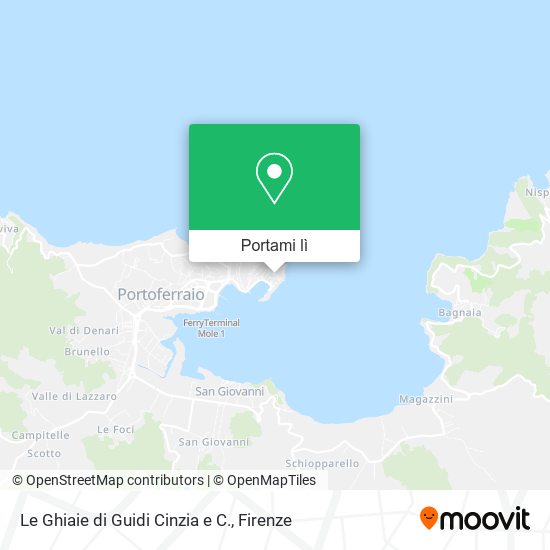 Mappa Le Ghiaie di Guidi Cinzia e C.