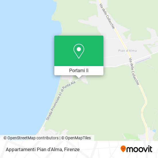 Mappa Appartamenti Pian d'Alma