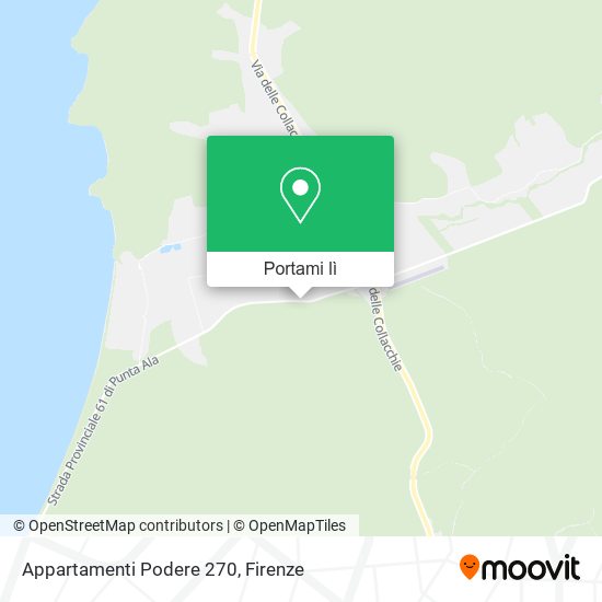 Mappa Appartamenti Podere 270