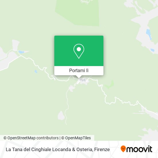 Mappa La Tana del Cinghiale Locanda & Osteria