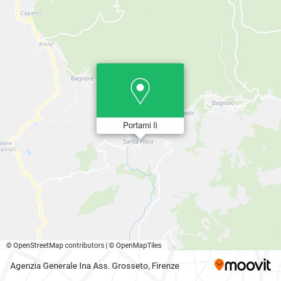 Mappa Agenzia Generale Ina Ass. Grosseto