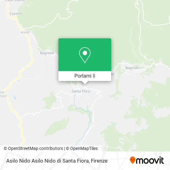 Mappa Asilo Nido Asilo Nido di Santa Fiora