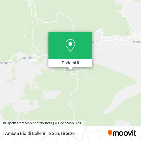 Mappa Amiata Bio di Ballerini e Suh