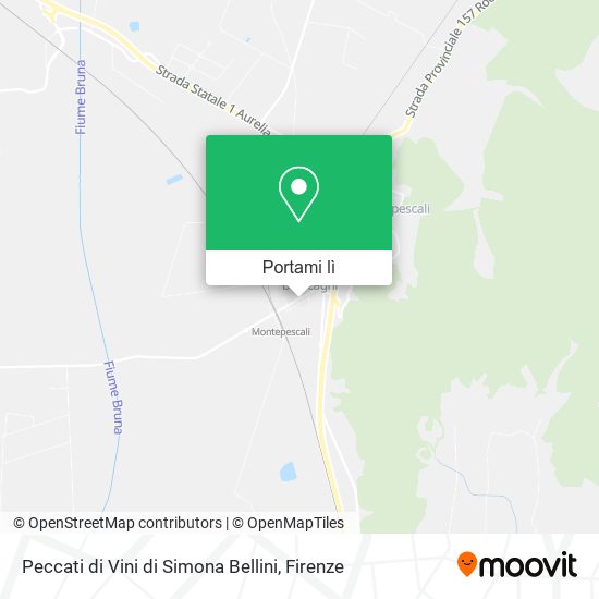 Mappa Peccati di Vini di Simona Bellini