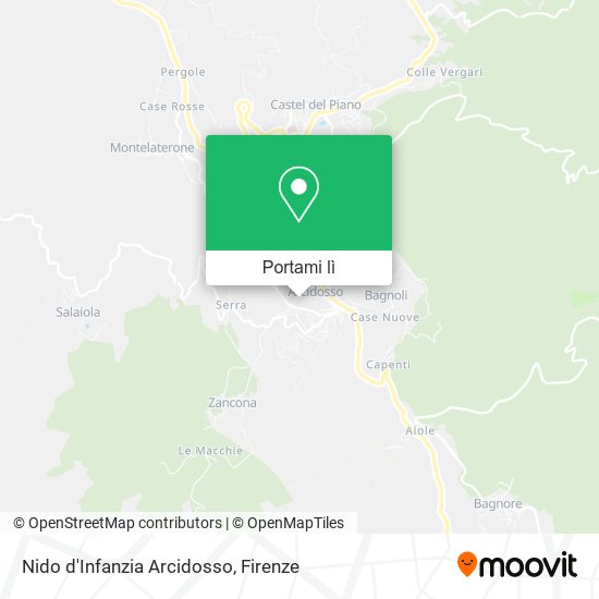 Mappa Nido d'Infanzia Arcidosso