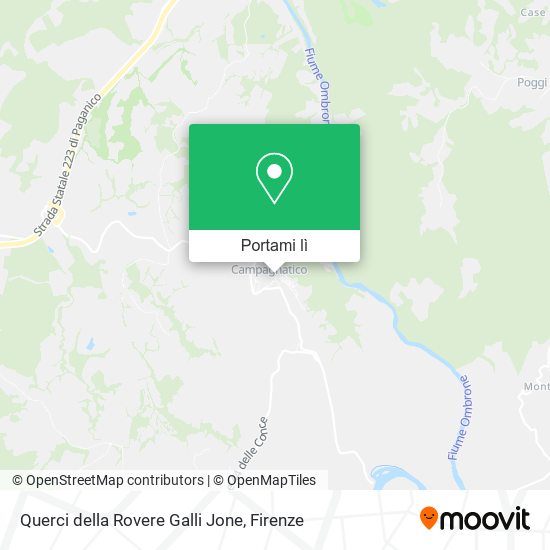Mappa Querci della Rovere Galli Jone