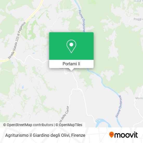 Mappa Agriturismo il Giardino degli Olivi