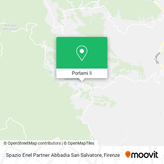 Mappa Spazio Enel Partner Abbadia San Salvatore