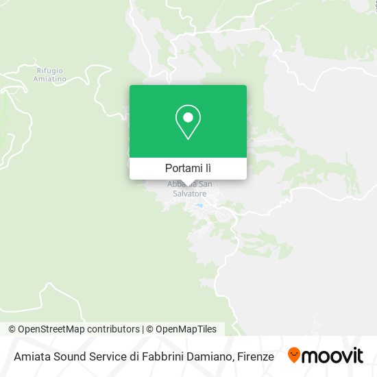 Mappa Amiata Sound Service di Fabbrini Damiano