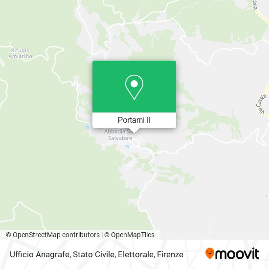 Mappa Ufficio Anagrafe, Stato Civile, Elettorale