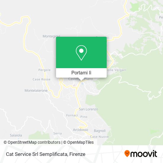 Mappa Cat Service Srl Semplificata