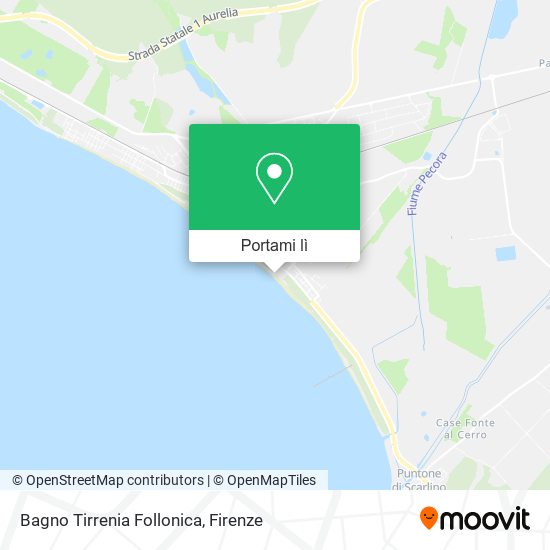 Mappa Bagno Tirrenia Follonica