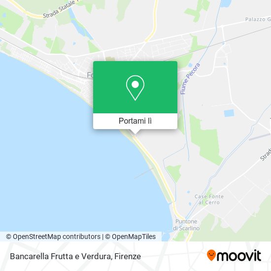 Mappa Bancarella Frutta e Verdura