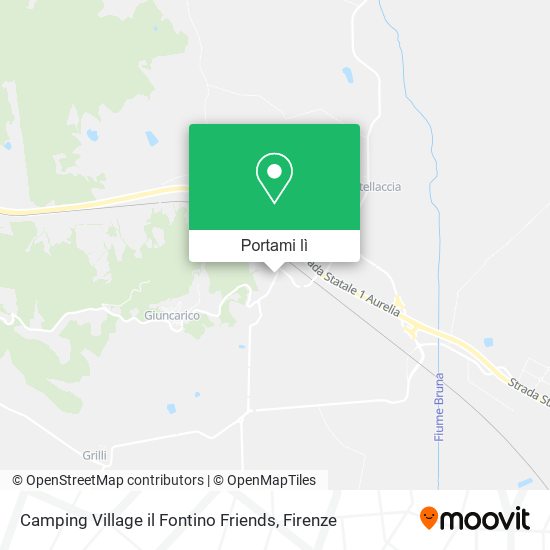 Mappa Camping Village il Fontino Friends