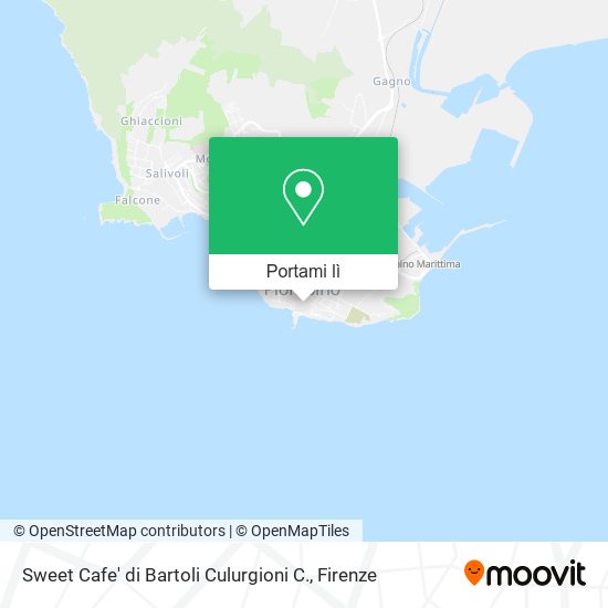 Mappa Sweet Cafe' di Bartoli Culurgioni C.