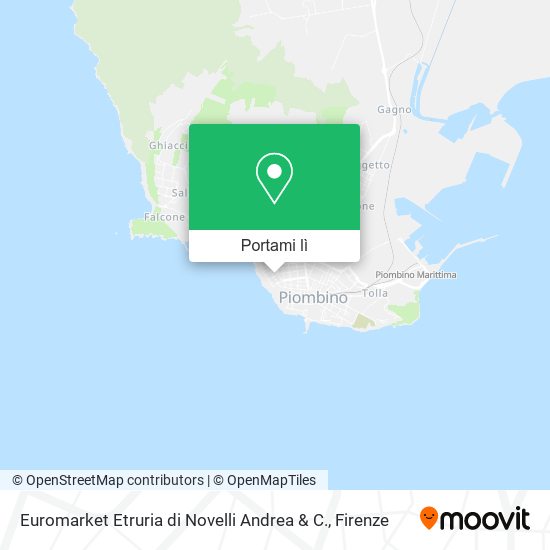 Mappa Euromarket Etruria di Novelli Andrea & C.