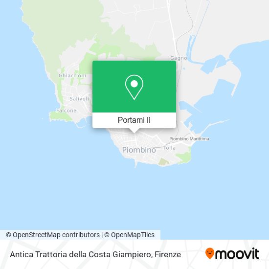 Mappa Antica Trattoria della Costa Giampiero