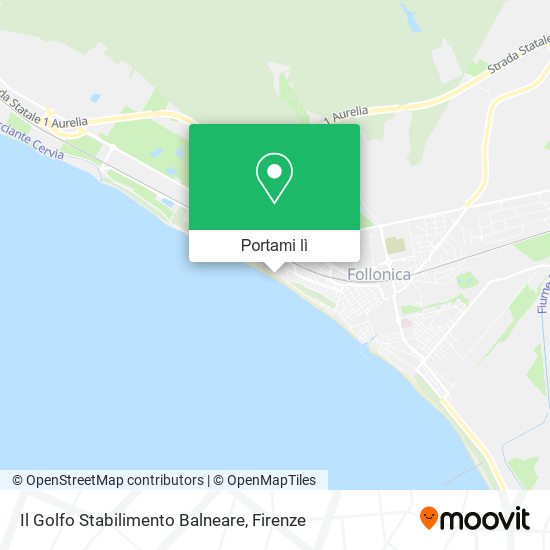 Mappa Il Golfo Stabilimento Balneare