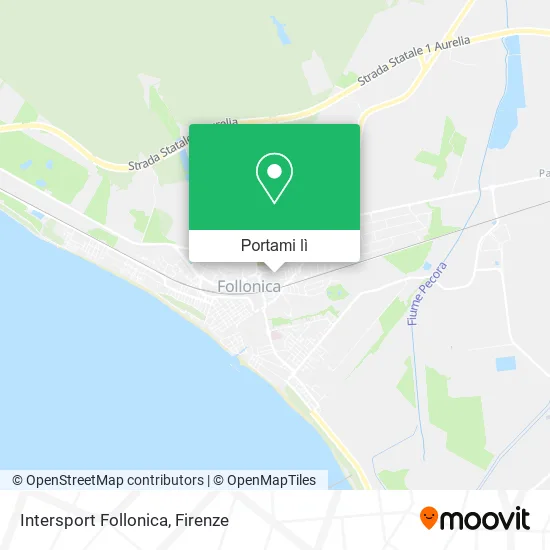 Mappa Intersport Follonica