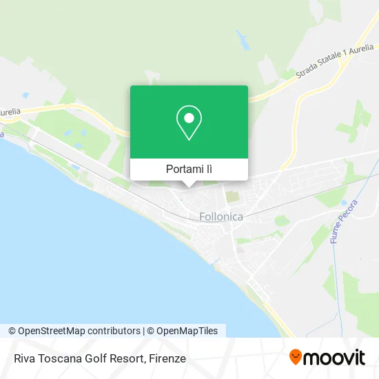 Mappa Riva Toscana Golf Resort