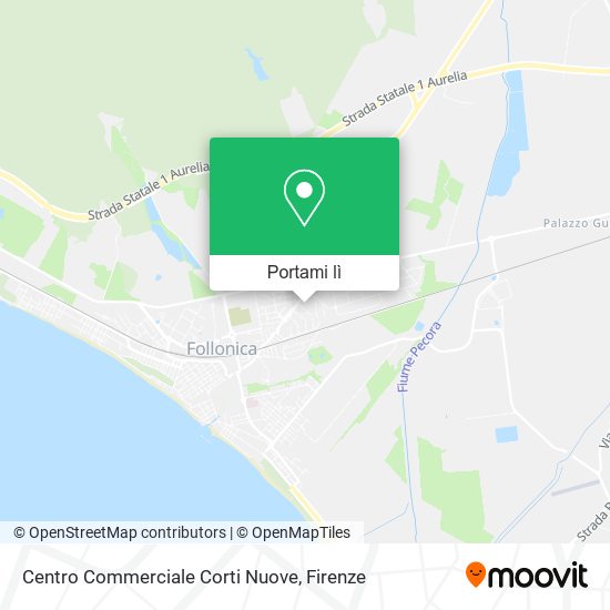 Mappa Centro Commerciale Corti Nuove