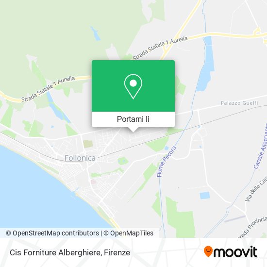 Mappa Cis Forniture Alberghiere