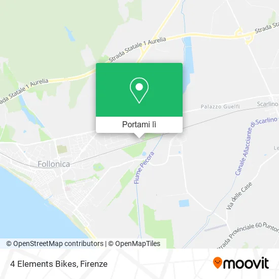 Mappa 4 Elements Bikes