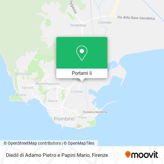 Mappa Diedil di Adamo Pietro e Papini Mario