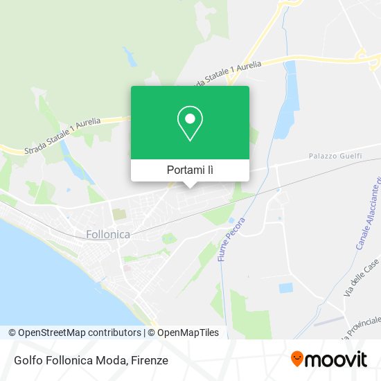 Mappa Golfo Follonica Moda